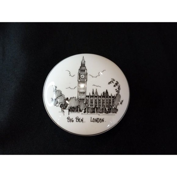 British Heritage Falcon China Decorative Box Made in‎ England (9d1) - Picture 3 of 5